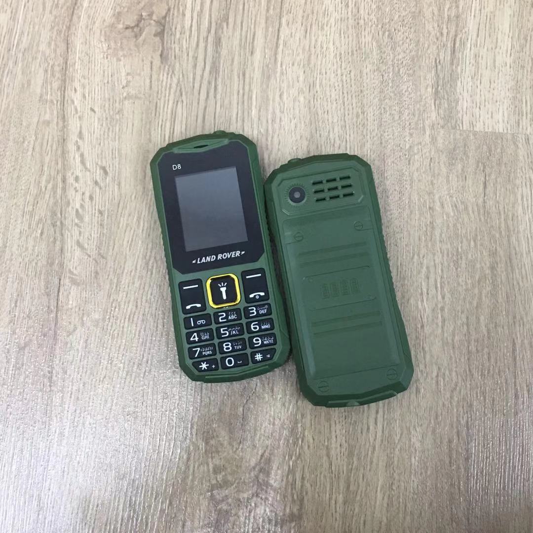 (GREEN)LAND ROVER D8 DUAL-SIM BASIC PHONE IMPORT REFURBISHED